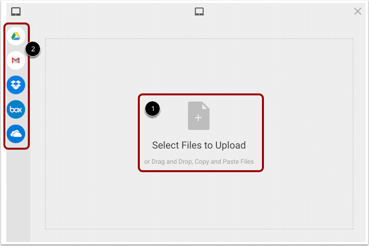 screenshot of uploading a resume